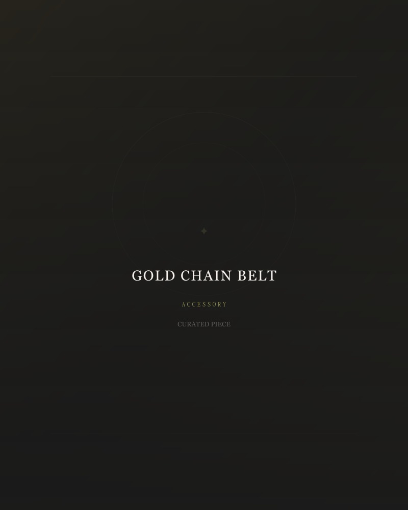 Gold Chain Belt