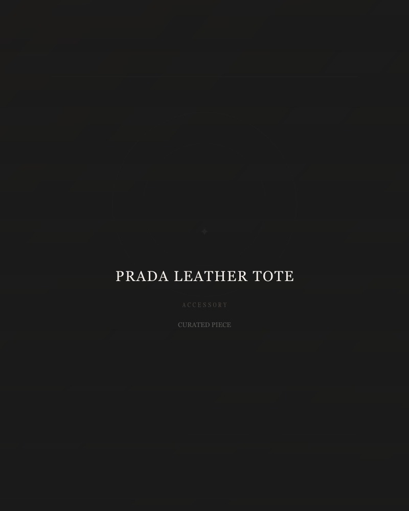 Prada Leather Tote